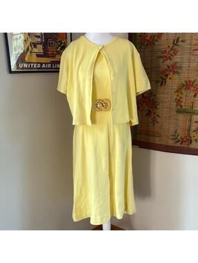 Vintage FADS Dress with Cardigan